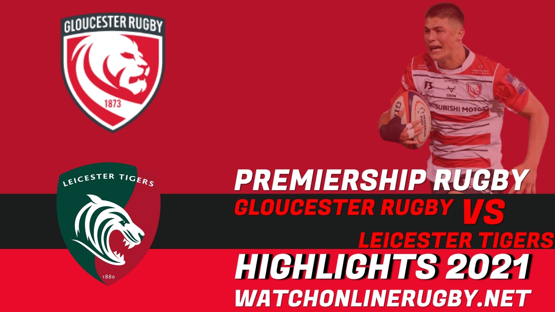 Gloucester Rugby Vs Leicester Tigers Premiership Rugby 2021 RD 2
