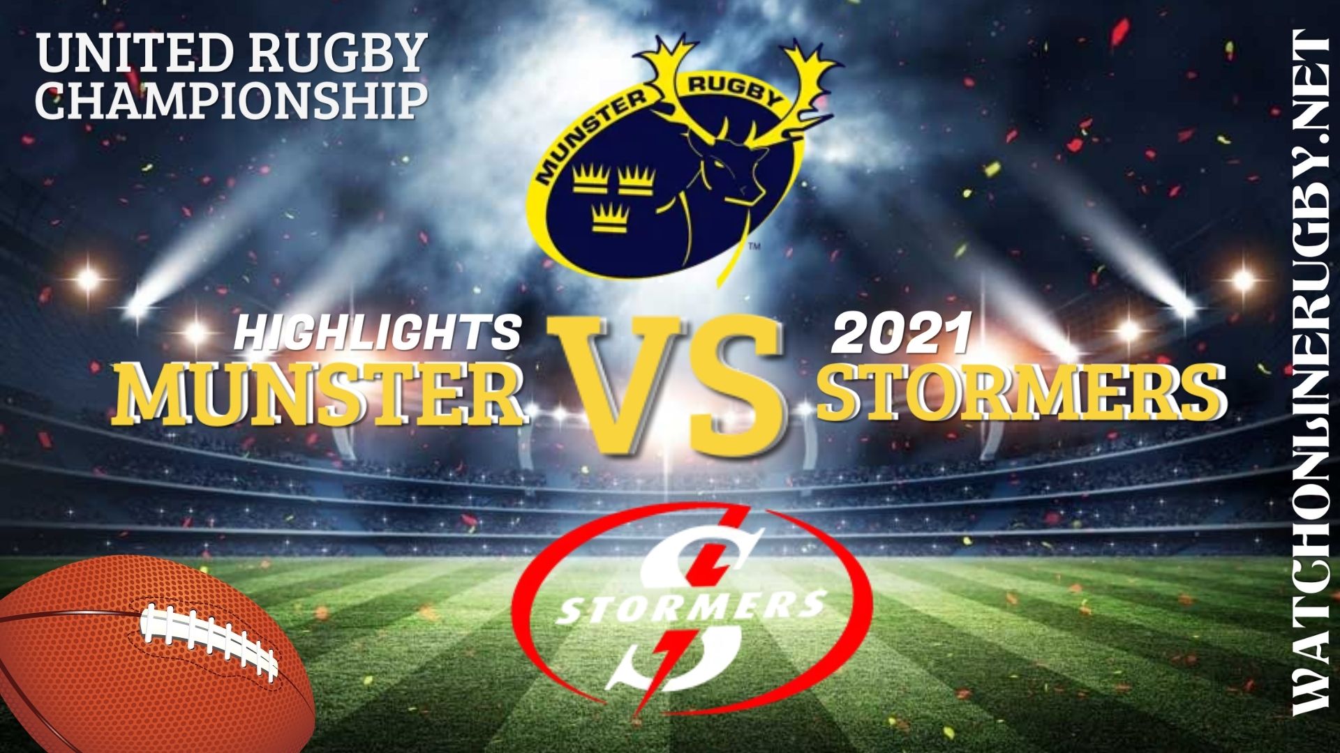 Munster Vs Stormers United Rugby Championship 2021 RD 2