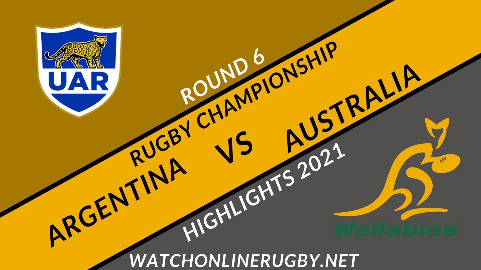 Argentina Vs Australia Rugby Championship 2021 RD 6