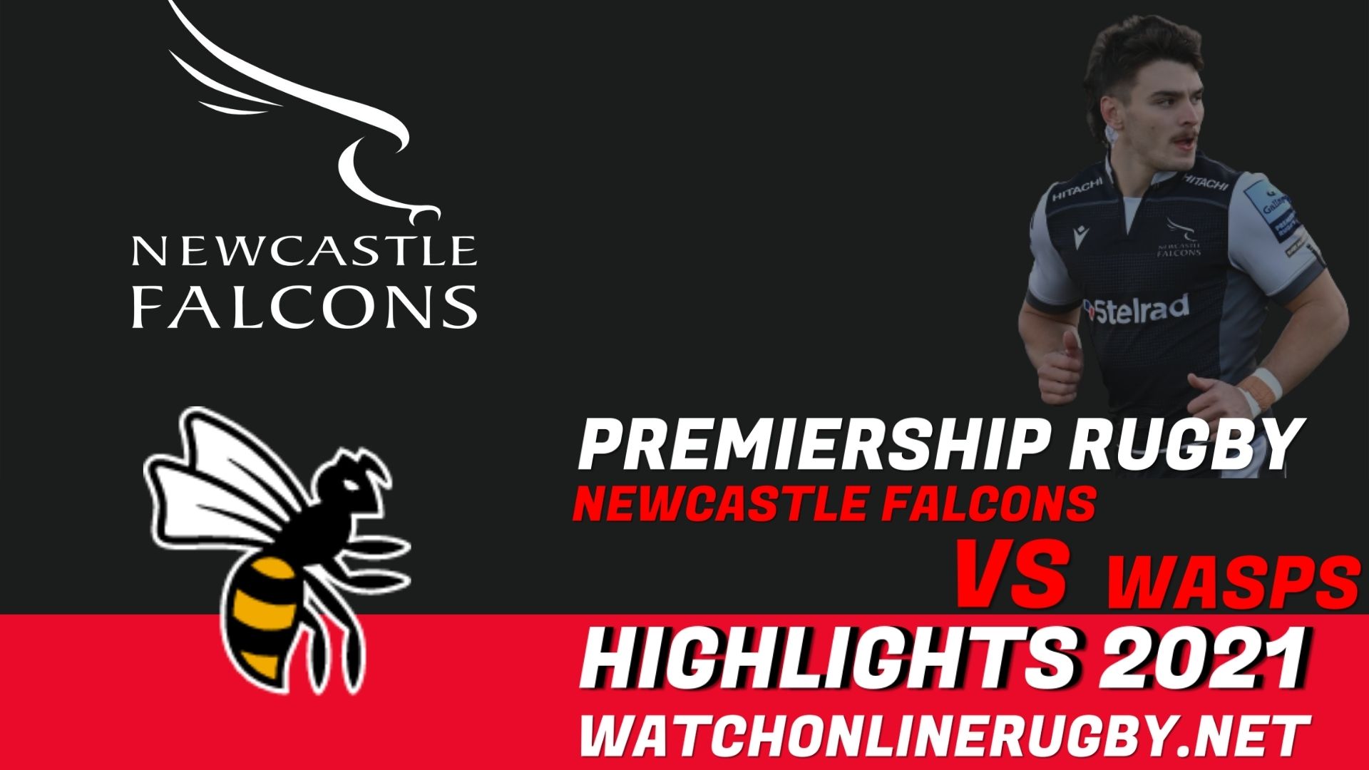 Newcastle Falcons Vs Wasps Premiership Rugby 2021 RD 3