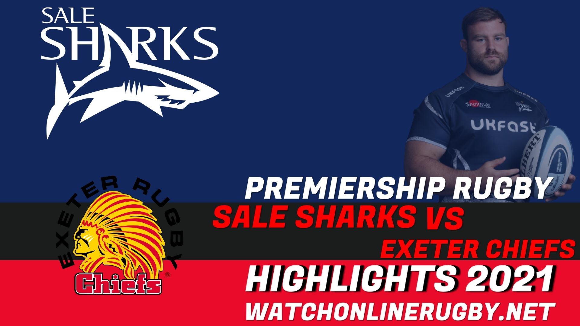 Sale Sharks Vs Exeter Chiefs Premiership Rugby 2021 RD 3