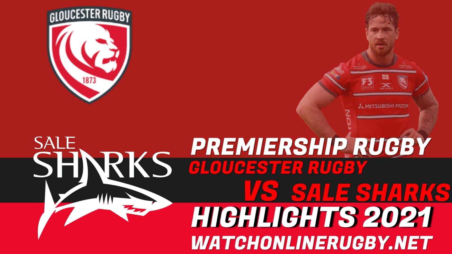 Gloucester Rugby Vs Sale Sharks Premiership Rugby 2021 RD 4