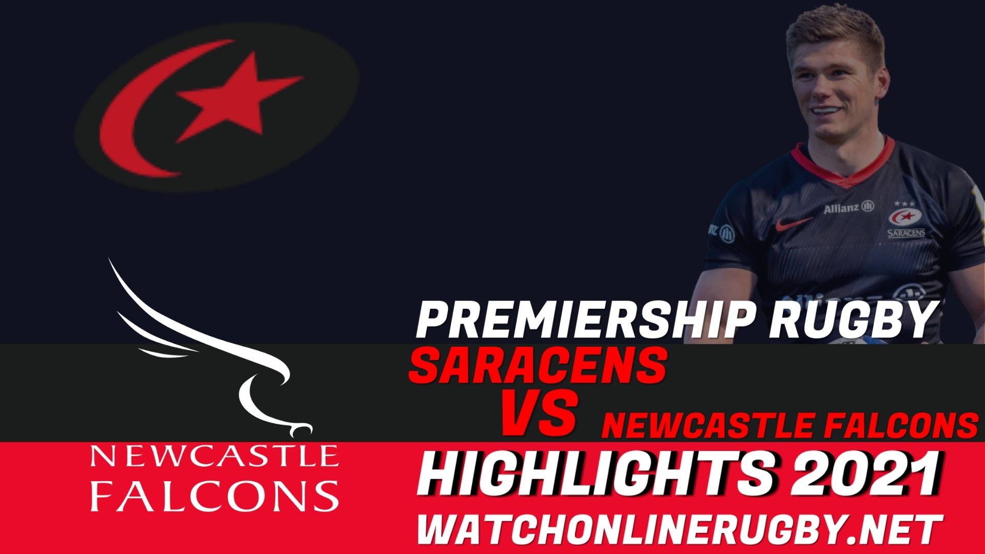 Saracens Vs Newcastle Falcons Premiership Rugby 2021 RD 4
