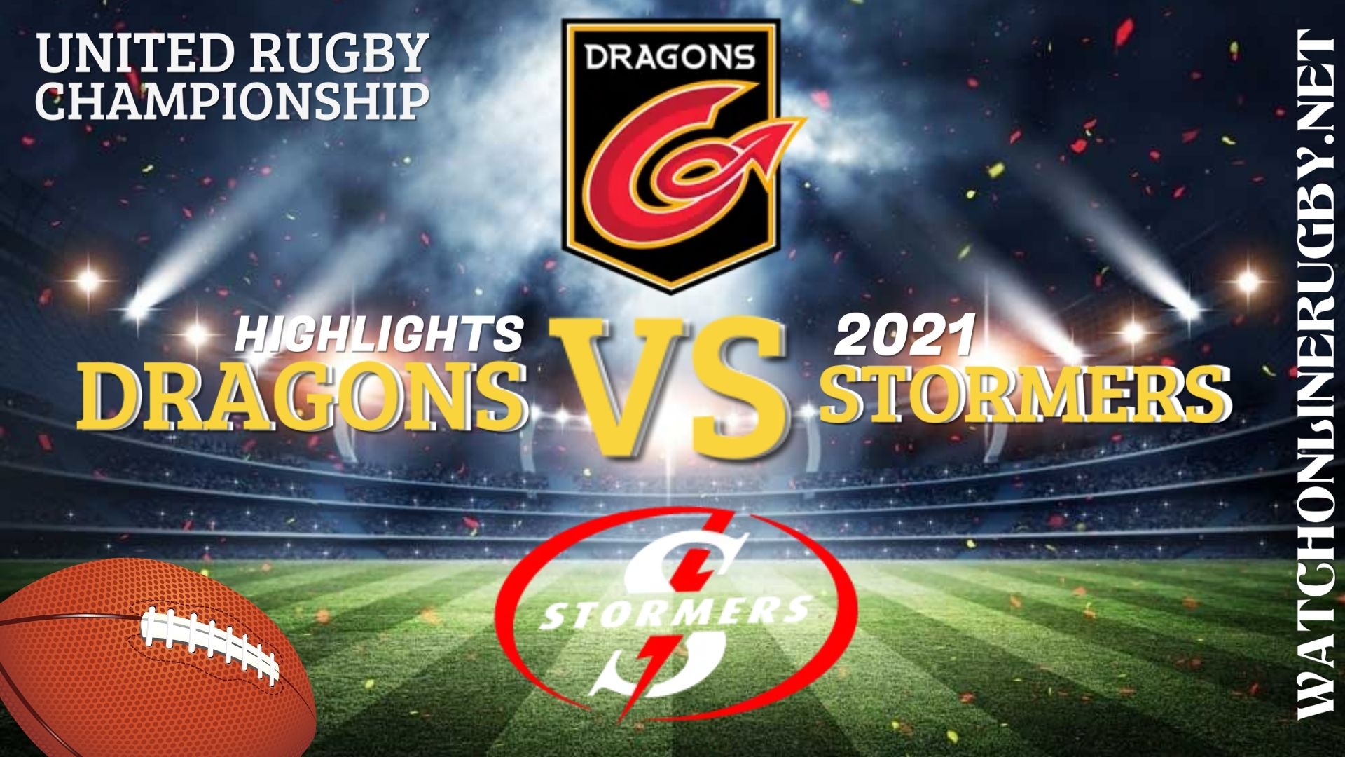Dragons Vs Stormers United Rugby Championship 2021 RD 4