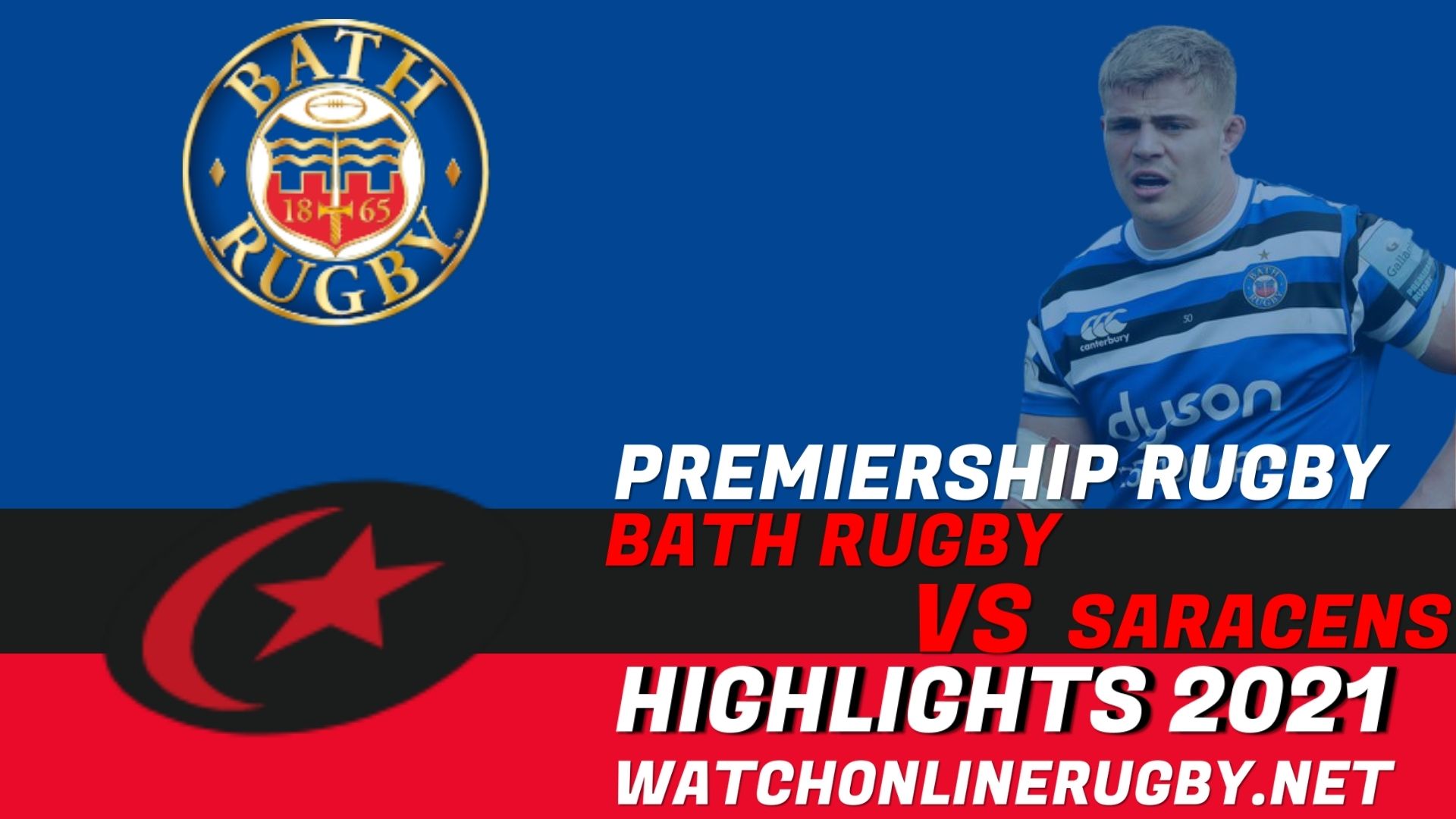 Bath Rugby Vs Saracens Premiership Rugby 2021 RD 5