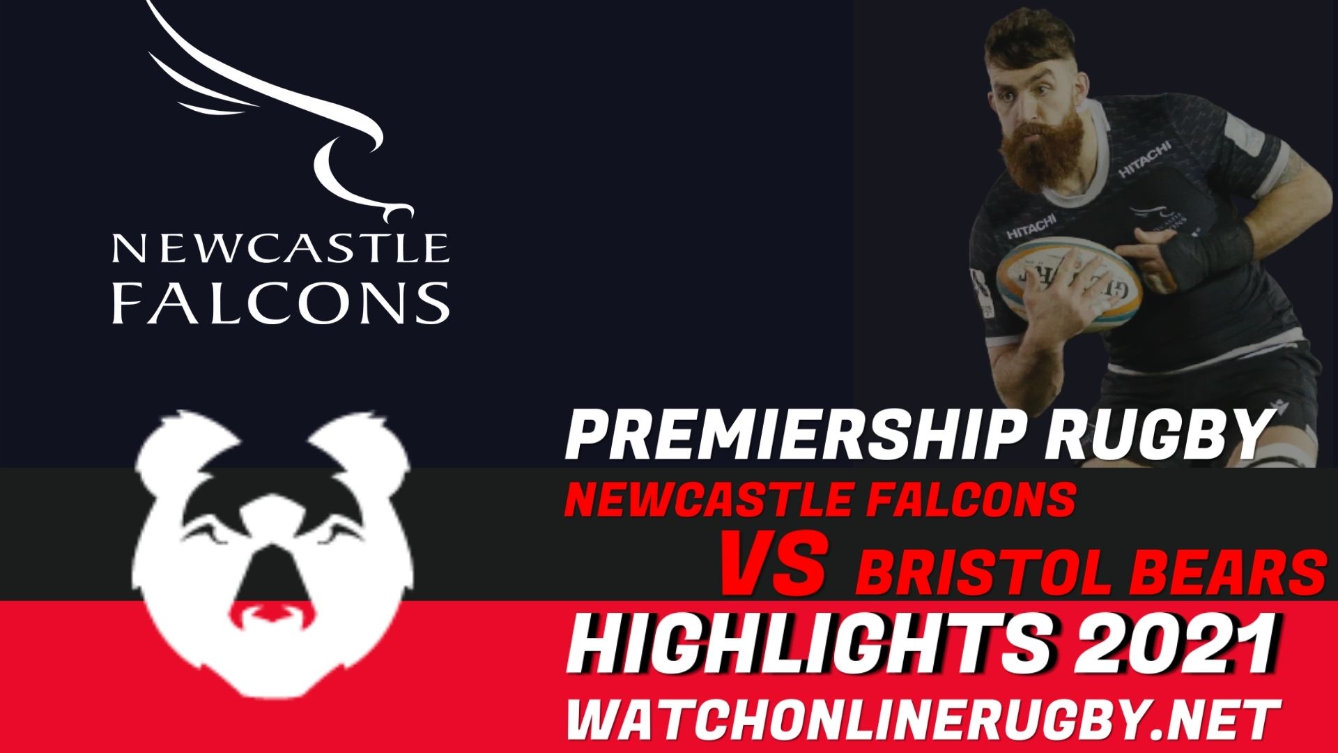 Newcastle Falcons Vs Bristol Bears Premiership Rugby 2021 RD 5