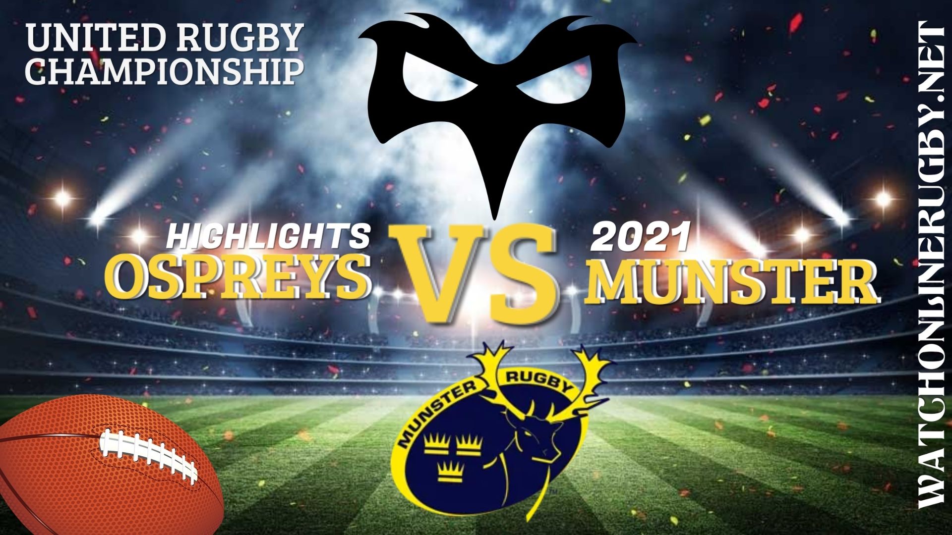 Ospreys Vs Munster United Rugby Championship 2021 RD 5