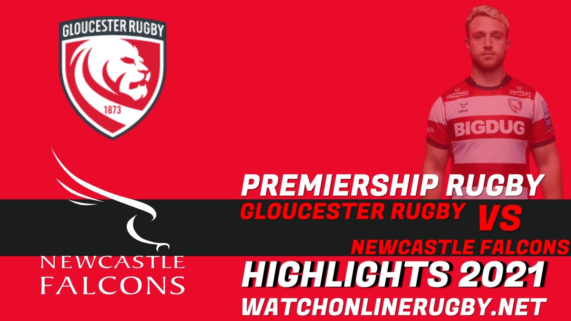Gloucester Rugby Vs Newcastle Falcons Premiership Rugby 2021 RD 6