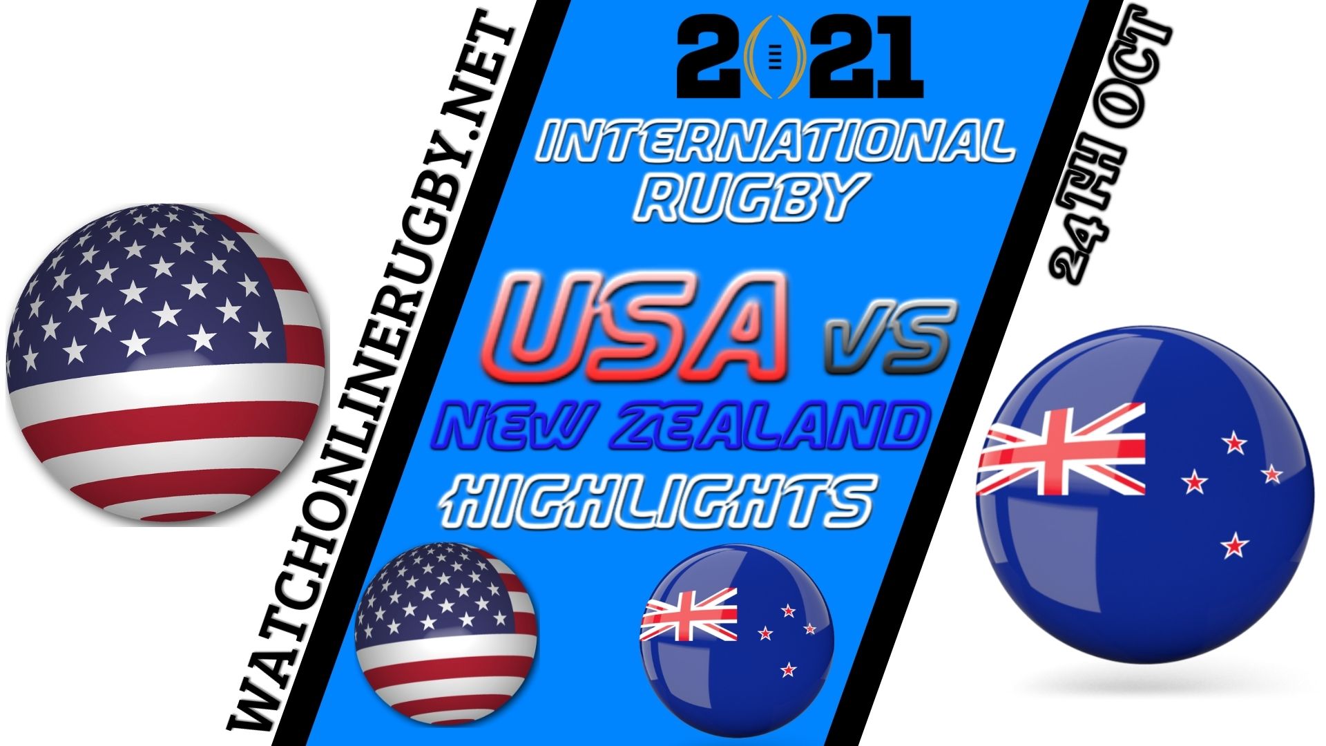 USA Vs New Zealand International Rugby 2021