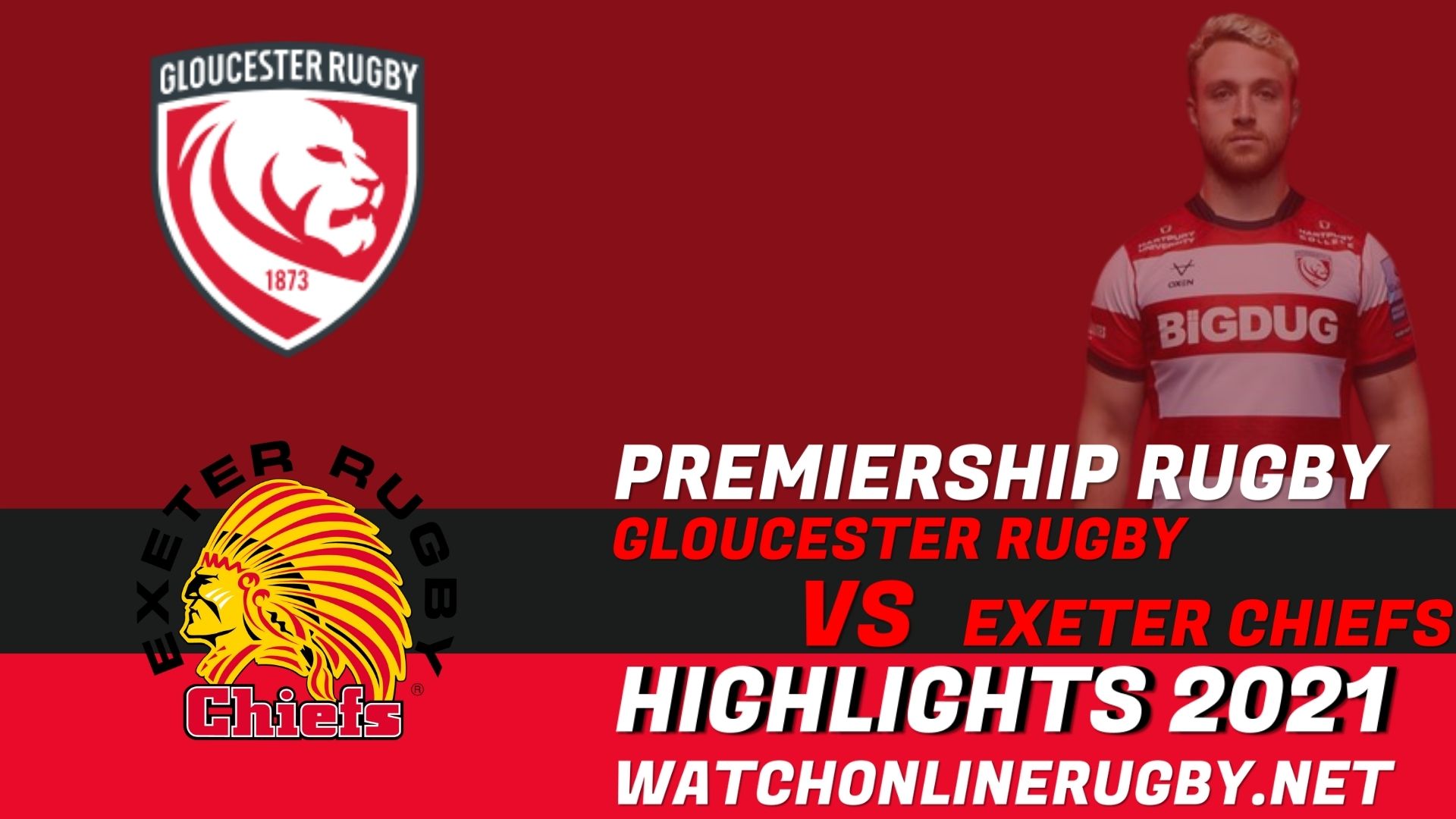 Gloucester Rugby Vs Exeter Chiefs Premiership Rugby 2021 RD 7