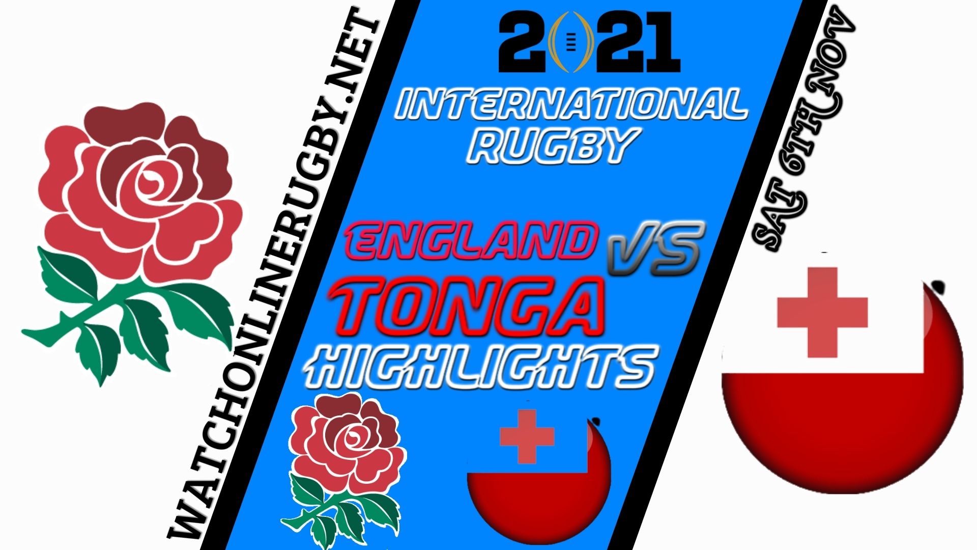 England Vs Tonga International Rugby 2021