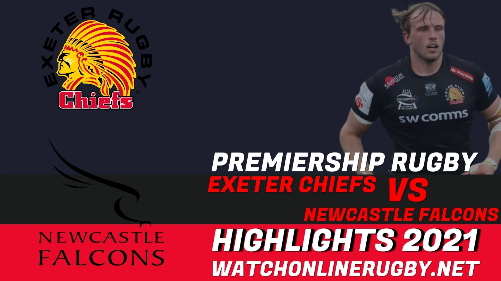 Exeter Chiefs Vs Newcastle Falcons Premiership Rugby 2021 RD 8