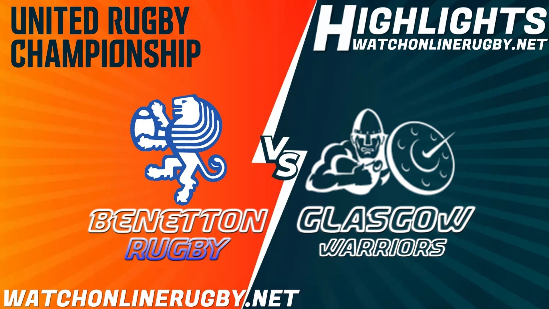 Benetton Rugby Vs Glasgow Warriors United Rugby Championship 2021 RD 6