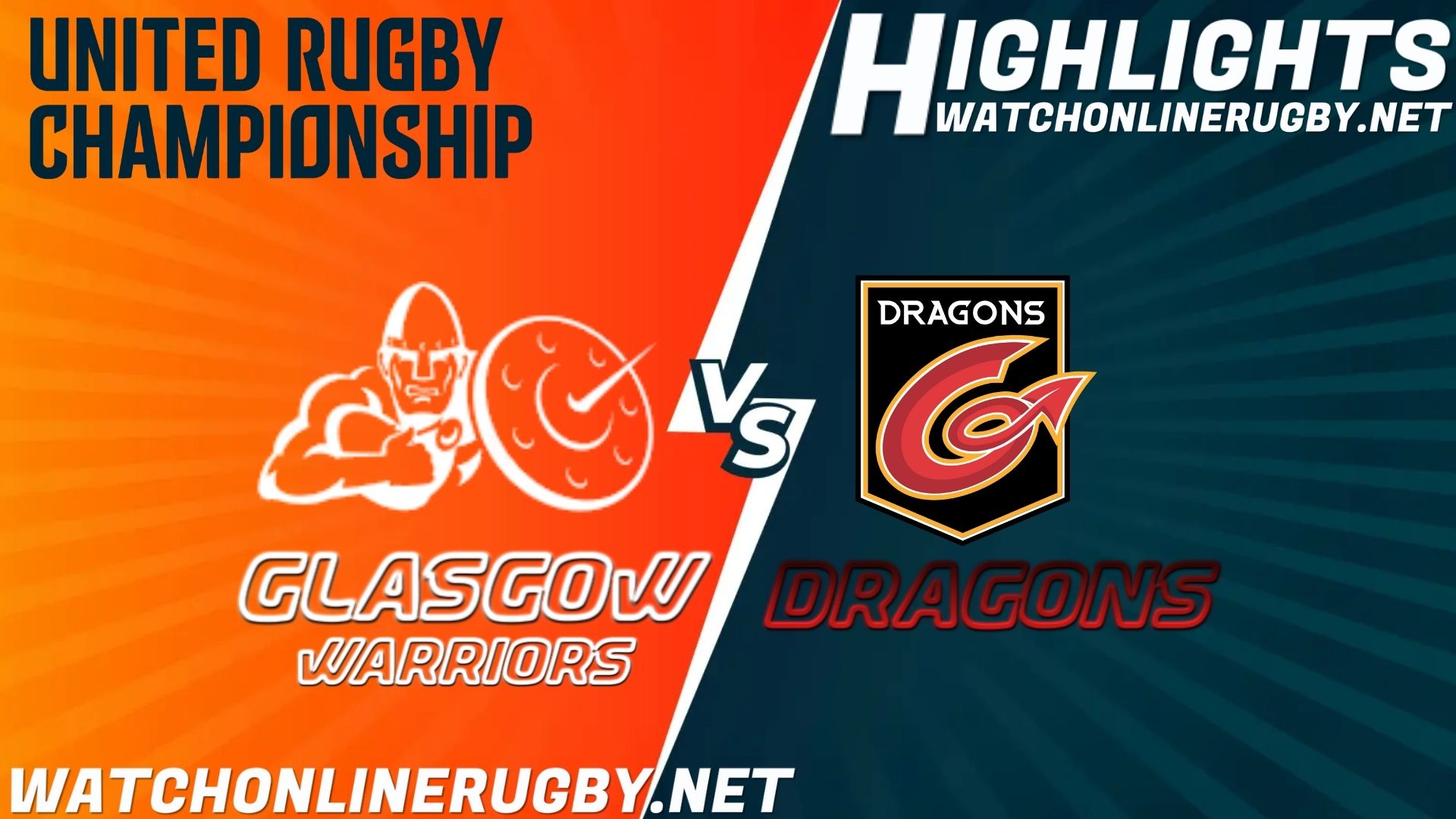 Glasgow Warriors Vs Dragons United Rugby Championship 2021 RD 7