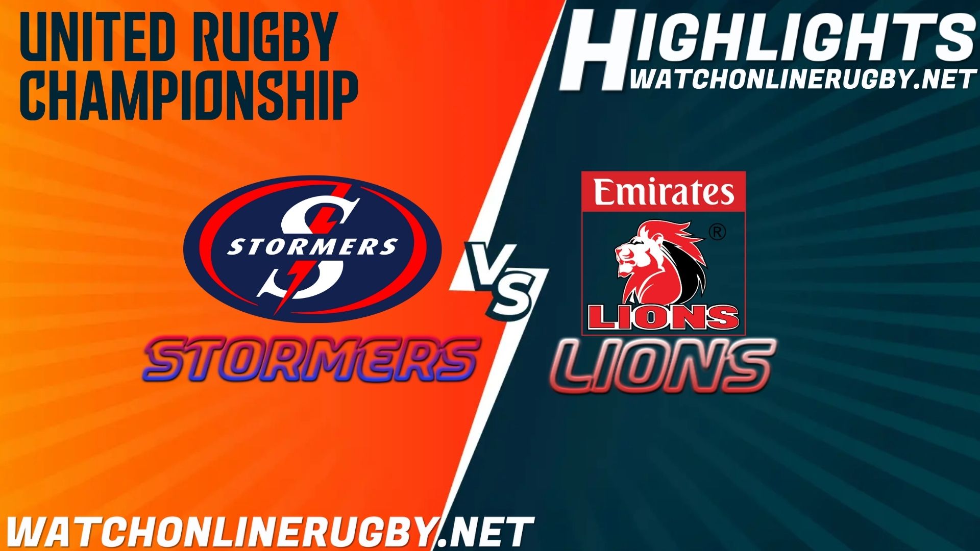 Stormers Vs Lions Rugby United Rugby Championship 2021 RD 7