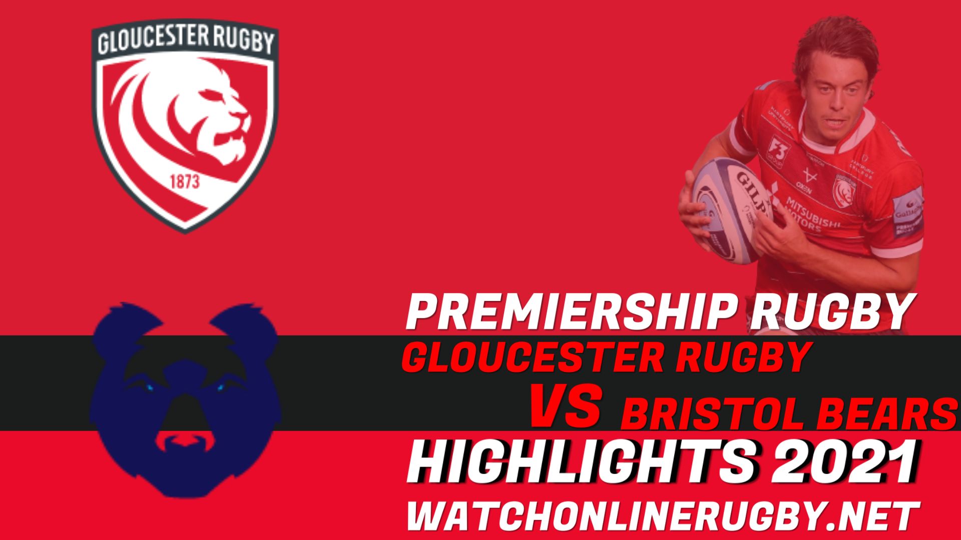 Gloucester Rugby Vs Bristol Bears Premiership Rugby 2021 RD 10