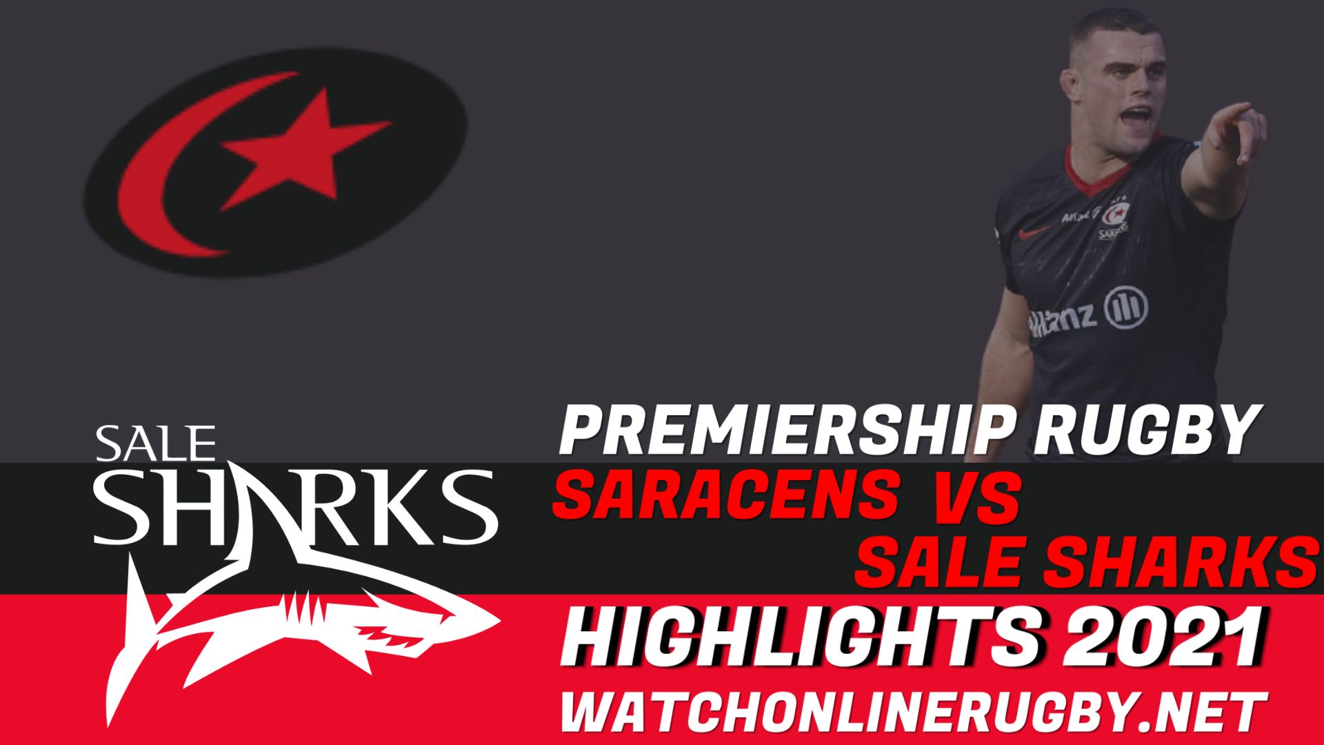 Saracens Vs Sale Sharks Premiership Rugby 2021 RD 9