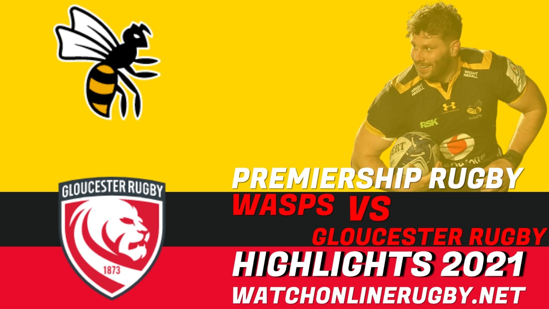 Wasps Vs Gloucester Rugby Premiership Rugby 2021 RD 9