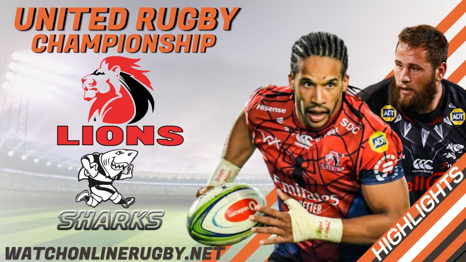 Lions Vs Sharks United Rugby Championship 2022 RD 10