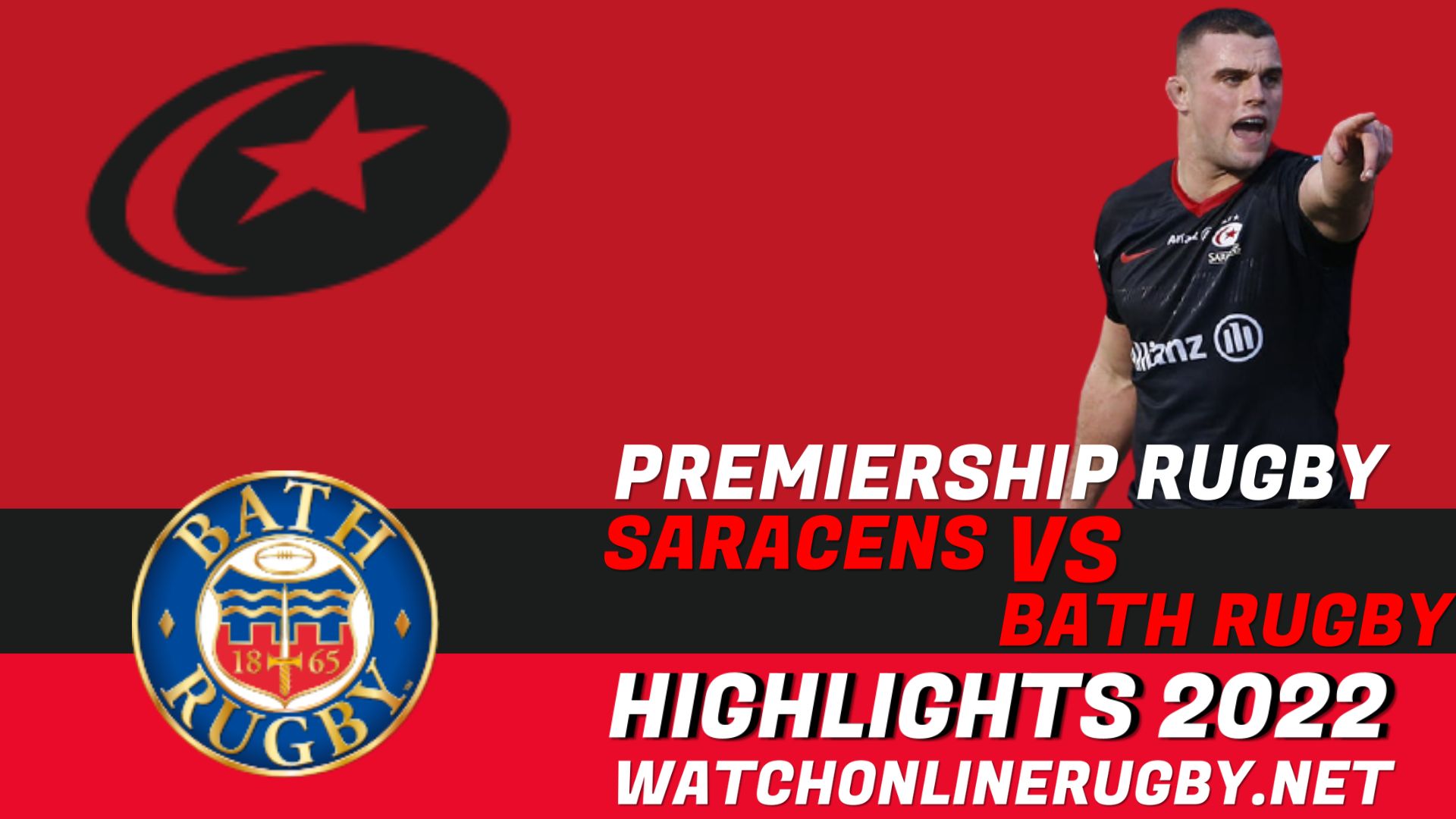 Saracens Vs Bath Rugby Premiership Rugby 2022 RD 15