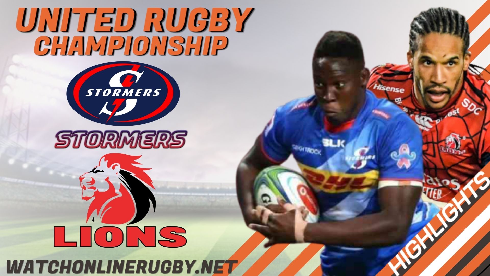 Lions Vs Stormers United Rugby Championship 2022 RD 12