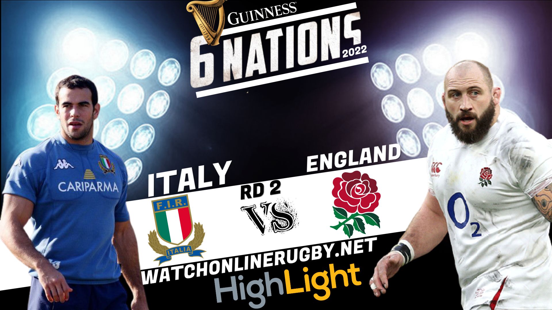 Italy Vs England Six Nation Rugby 2022 RD 2
