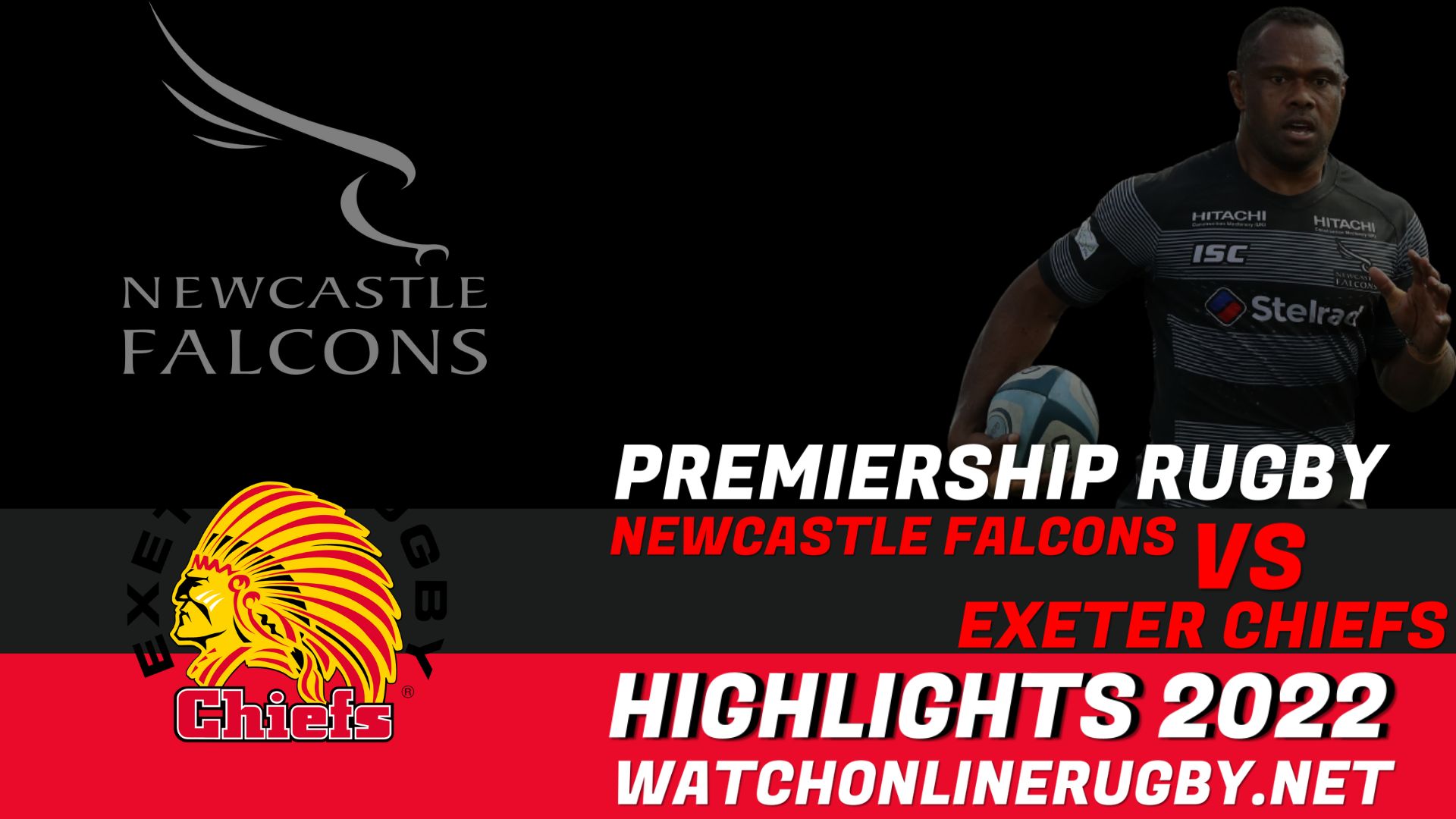 Newcastle Falcons Vs Exeter Chiefs Premiership Rugby 2022 RD 17