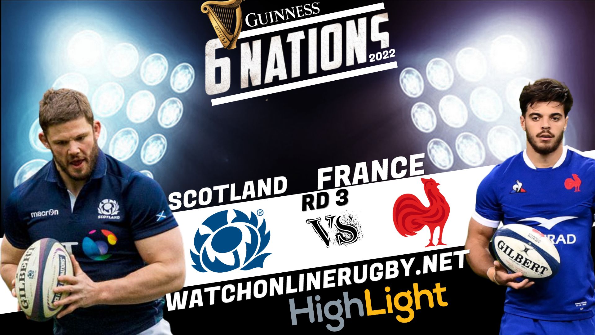 Scotland Vs France Six Nation Rugby 2022 RD 3
