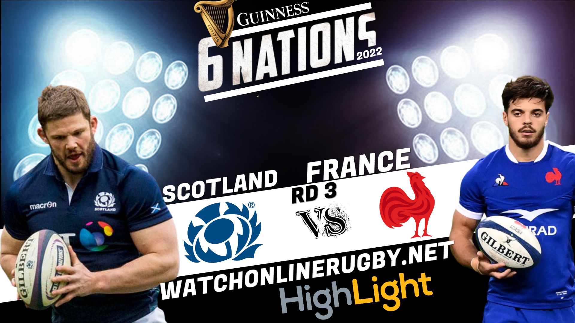 Scotland Vs France Six Nation Rugby 2022 RD 3