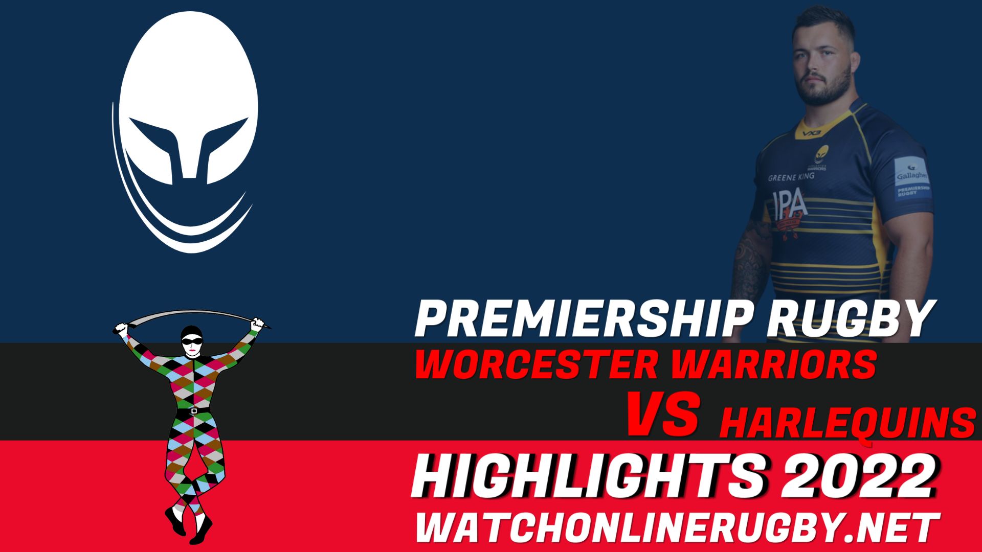 Worcester Warriors Vs Harlequins Premiership Rugby 2022 RD 18