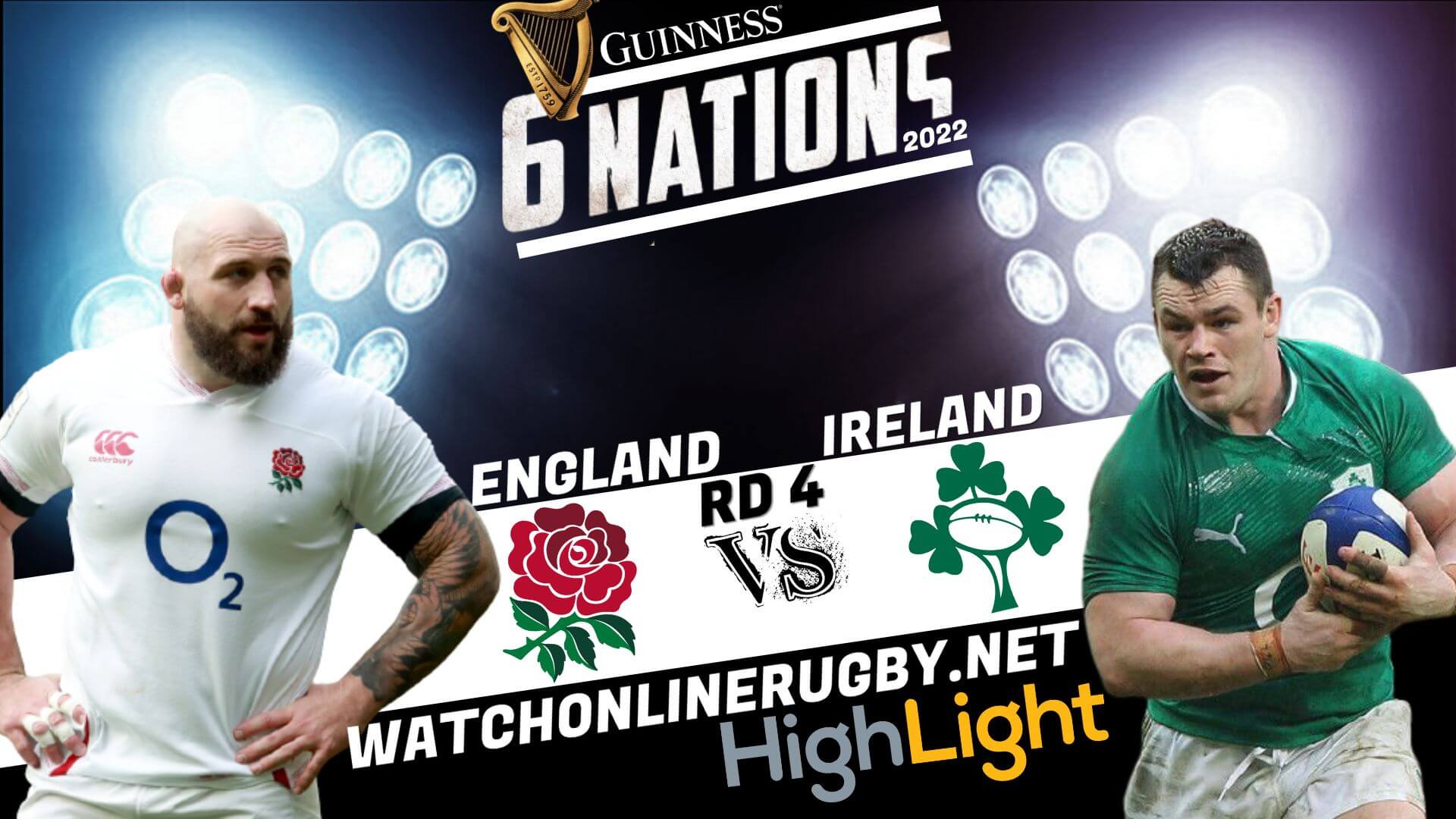 England Vs Ireland Six Nation Rugby 2022 RD 4