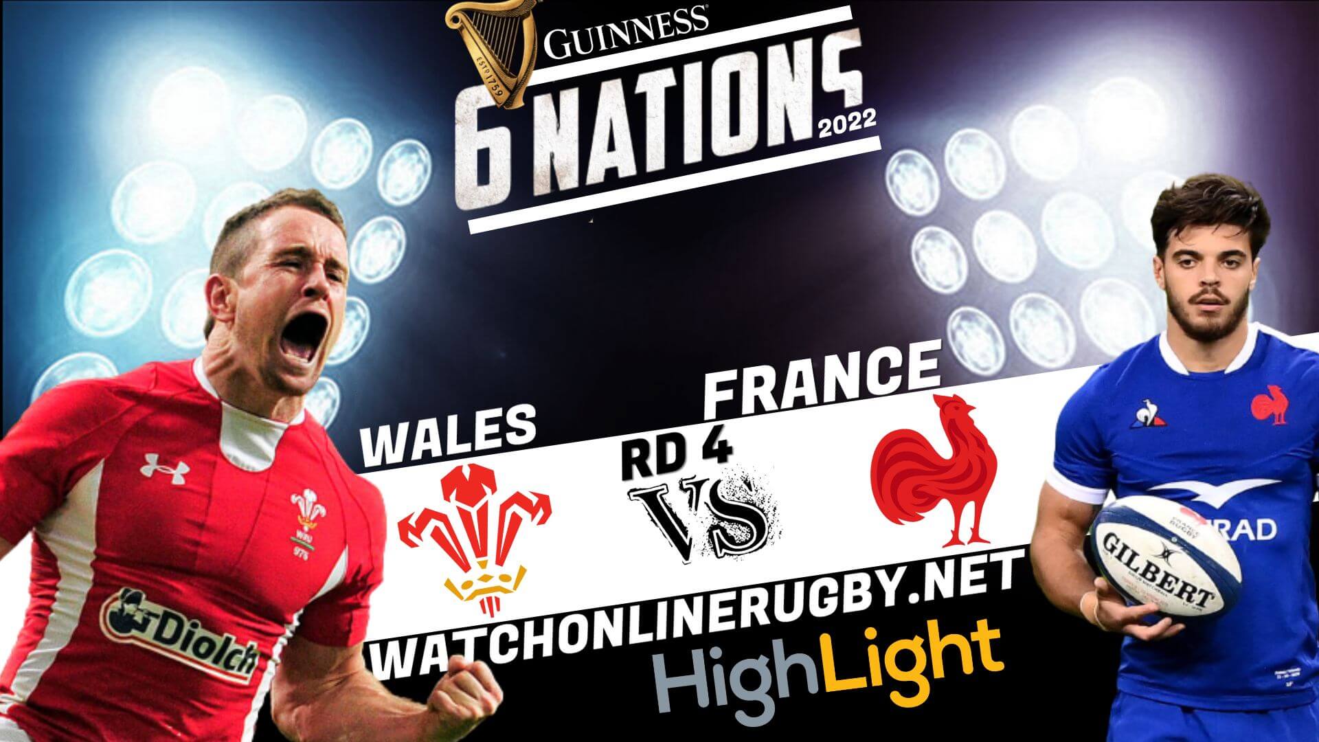 Wales Vs France Six Nation Rugby 2022 RD 4