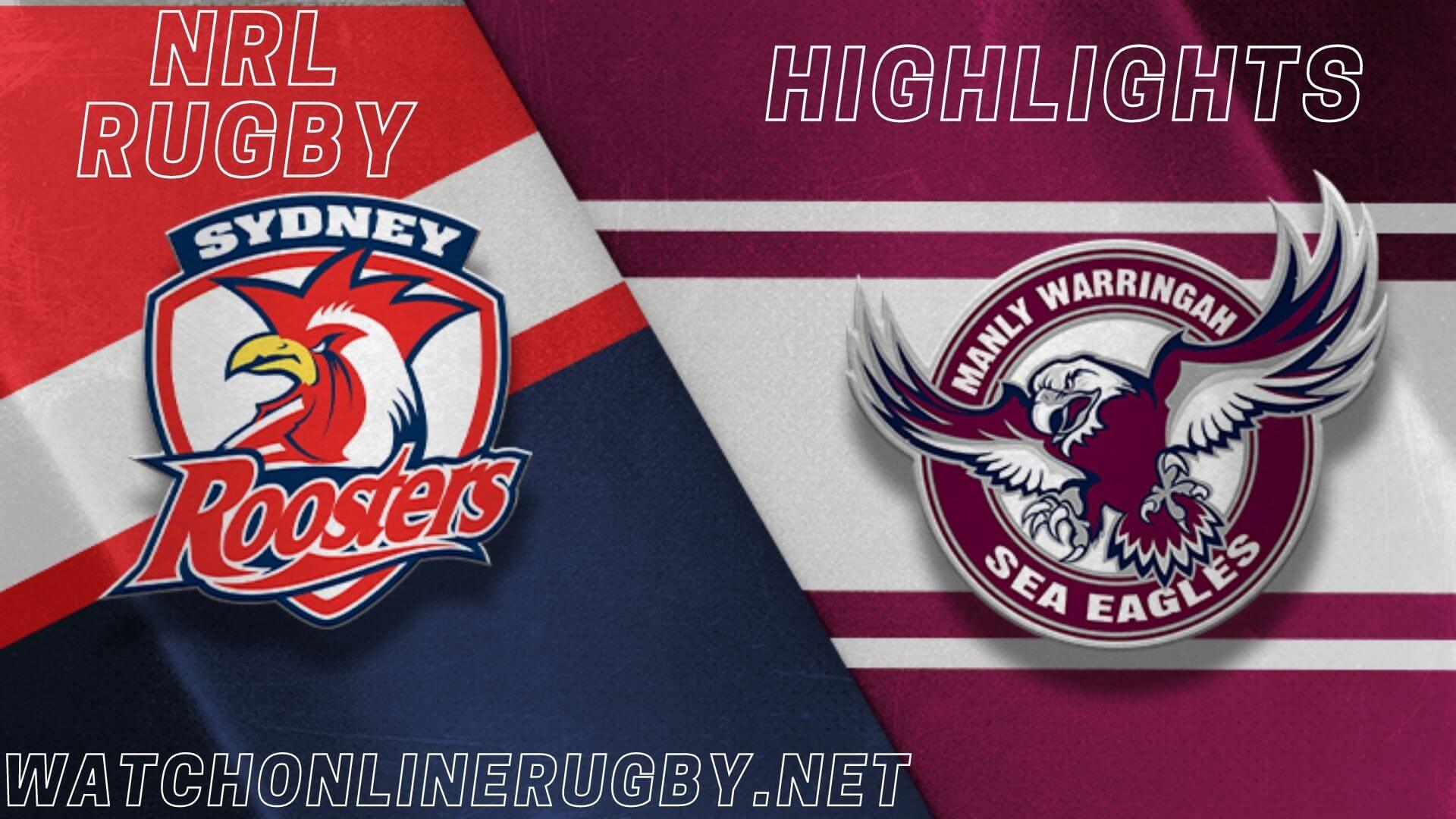 Roosters Vs Sea Eagles Highlights RD 2 NRL Rugby