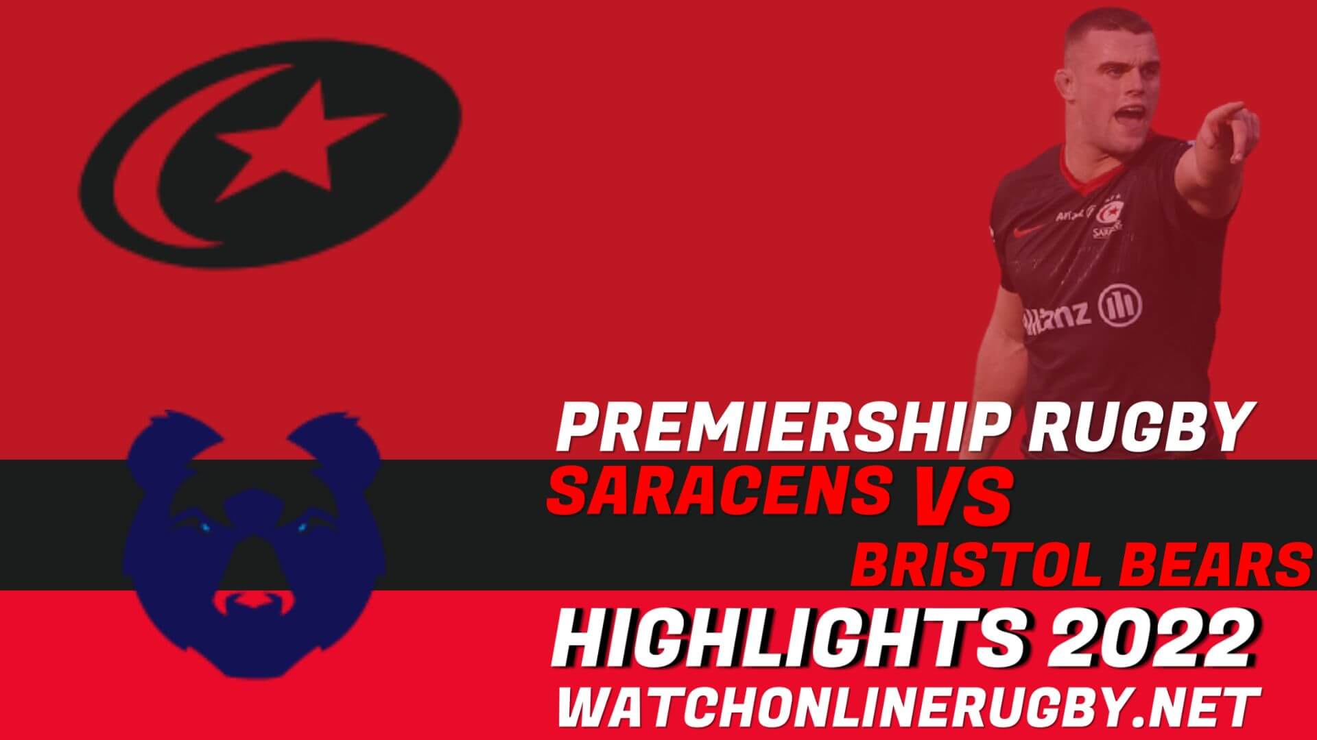 Saracens Vs Bristol Bears Premiership Rugby 2022 RD 21