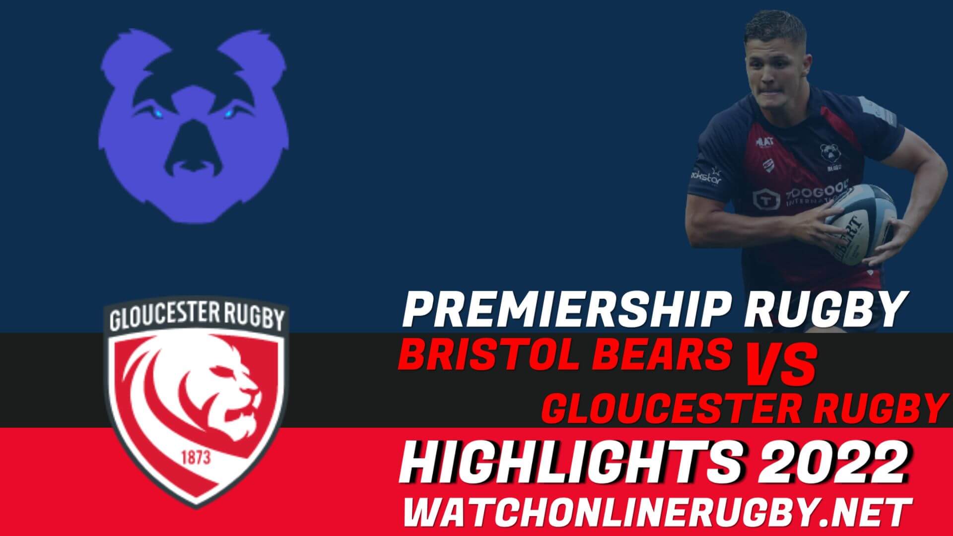 Bristol Bears Vs Gloucester Rugby Premiership Rugby 2022 RD 23