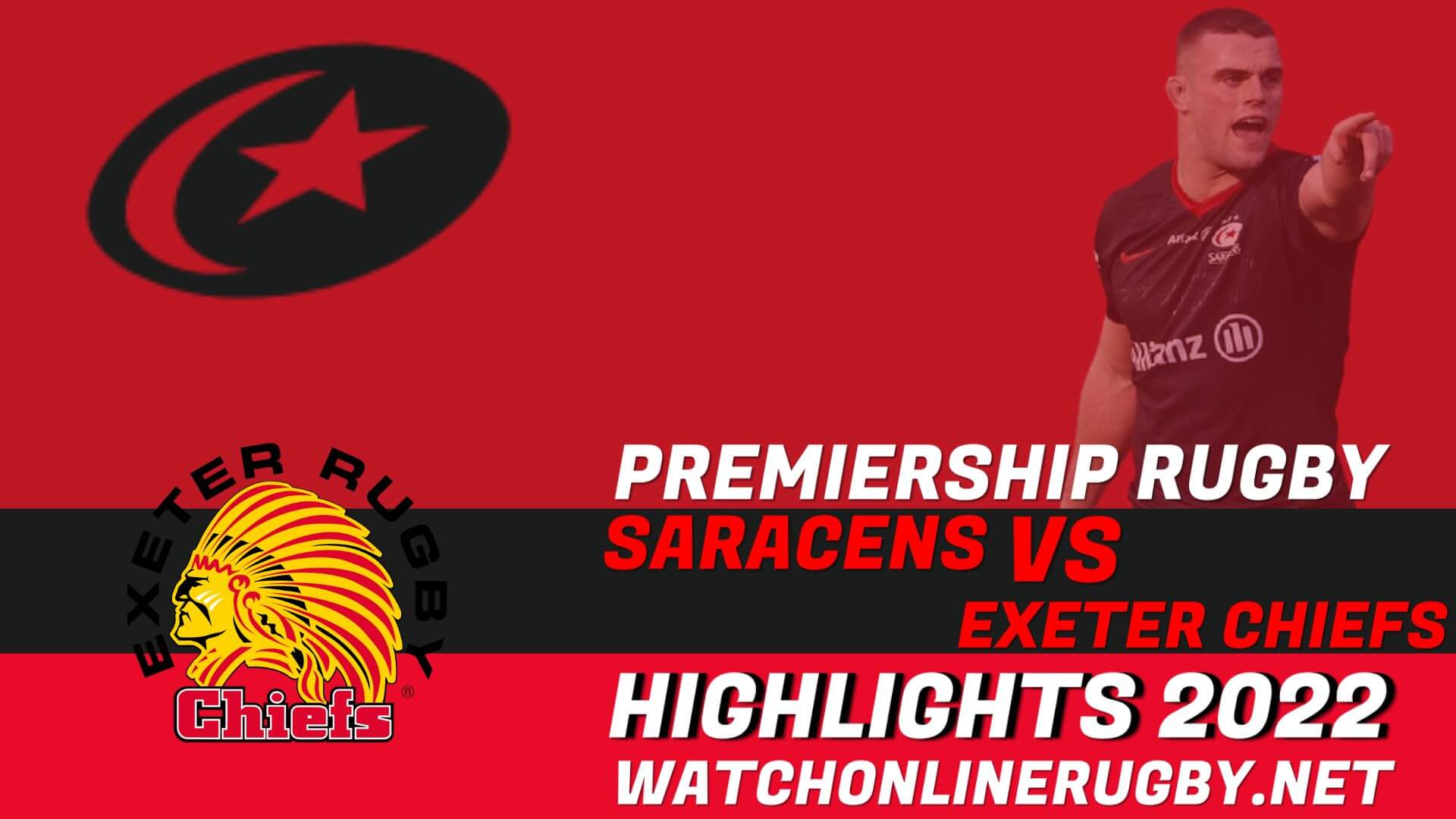 Saracens Vs Exeter Chiefs Premiership Rugby 2022 RD 23