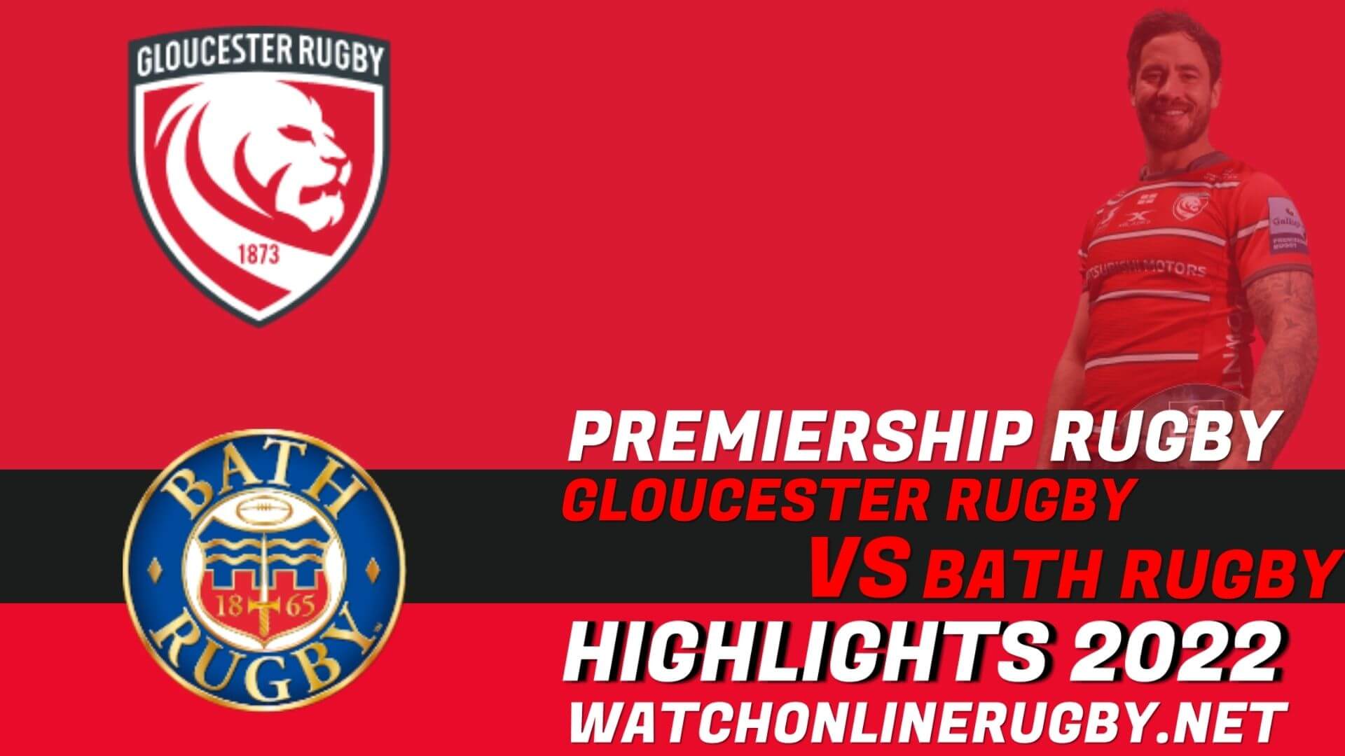 Gloucester Rugby Vs Bath Rugby Premiership Rugby 2022 RD 24