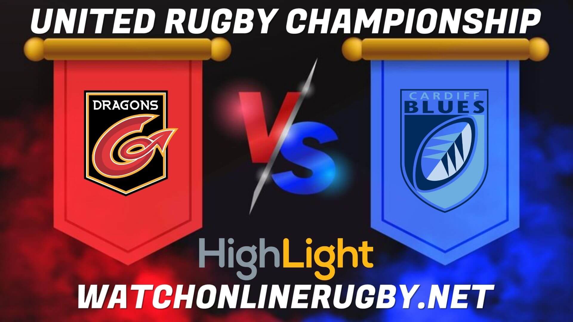 Dragons Vs Cardiff Rugby United Rugby Championship 2022 RD 9