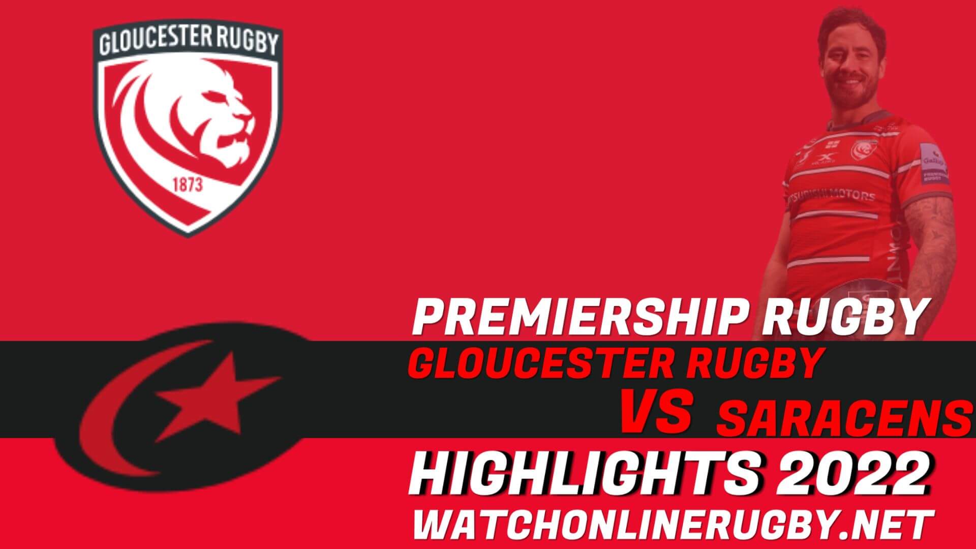 Gloucester Rugby Vs Saracens Premiership Rugby 2022 RD 26