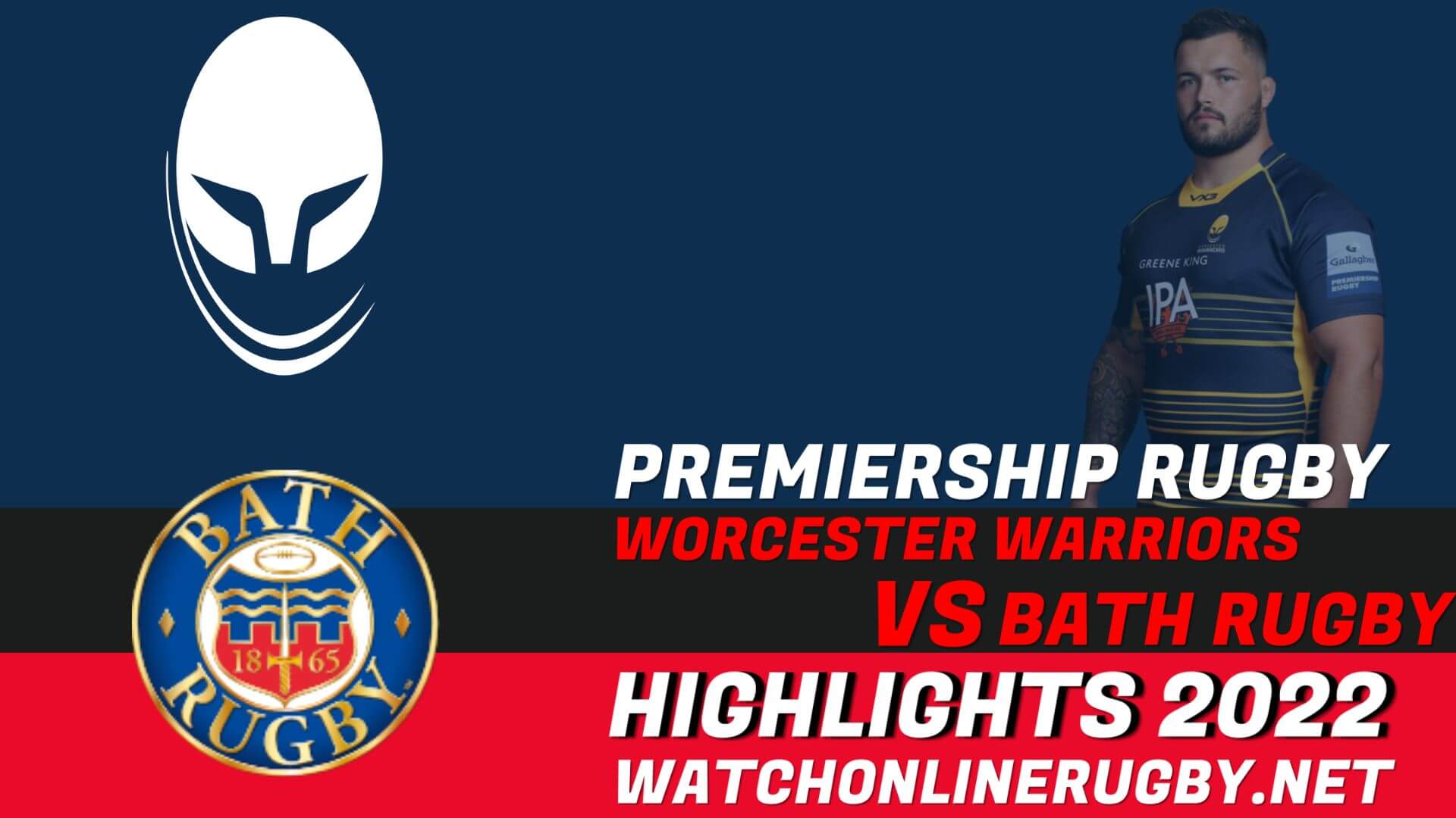 Worcester Warriors Vs Bath Rugby Premiership Rugby 2022 RD 26