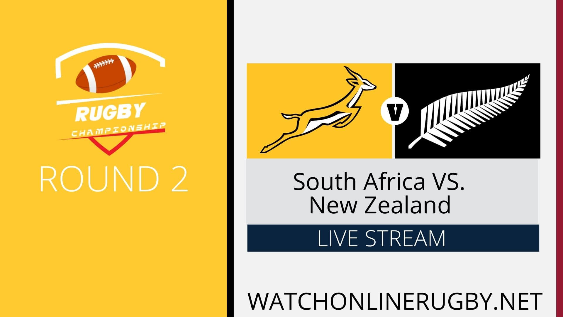 South Africa vs New Zealand Live Stream 2022 Rugby Championship Full