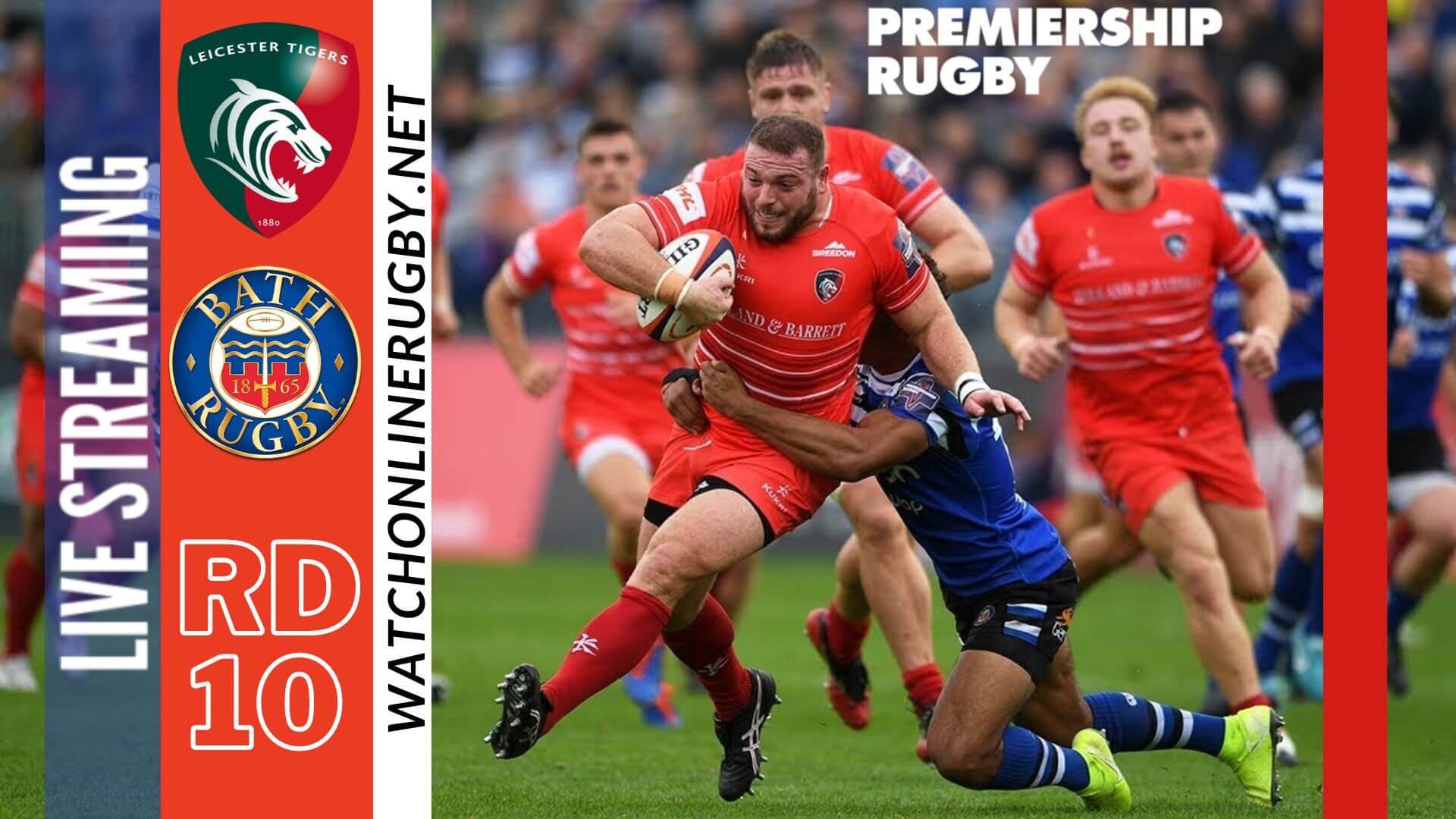 Bath Rugby vs Leicester Tigers Live Stream 2022-23 RD 10 | Premiership