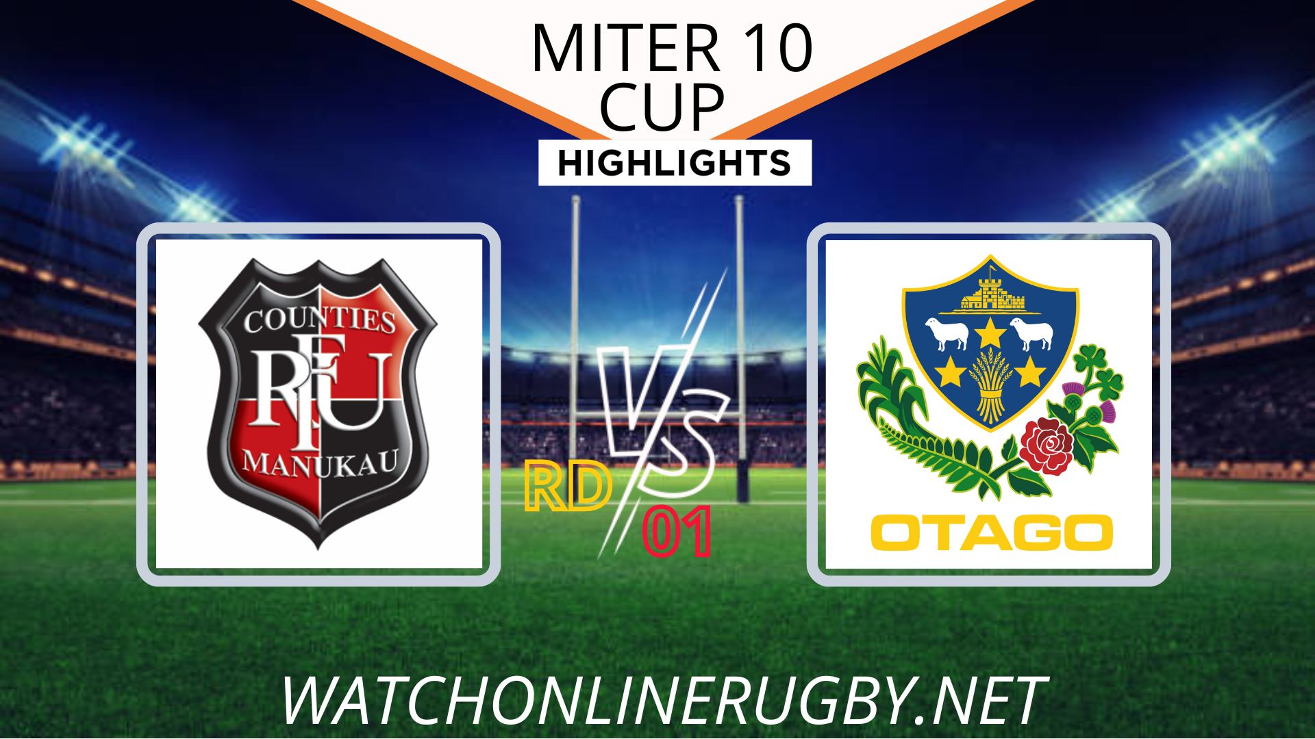 Counties Manukau Vs Otago Mitre 10 Cup 2022 RD 1