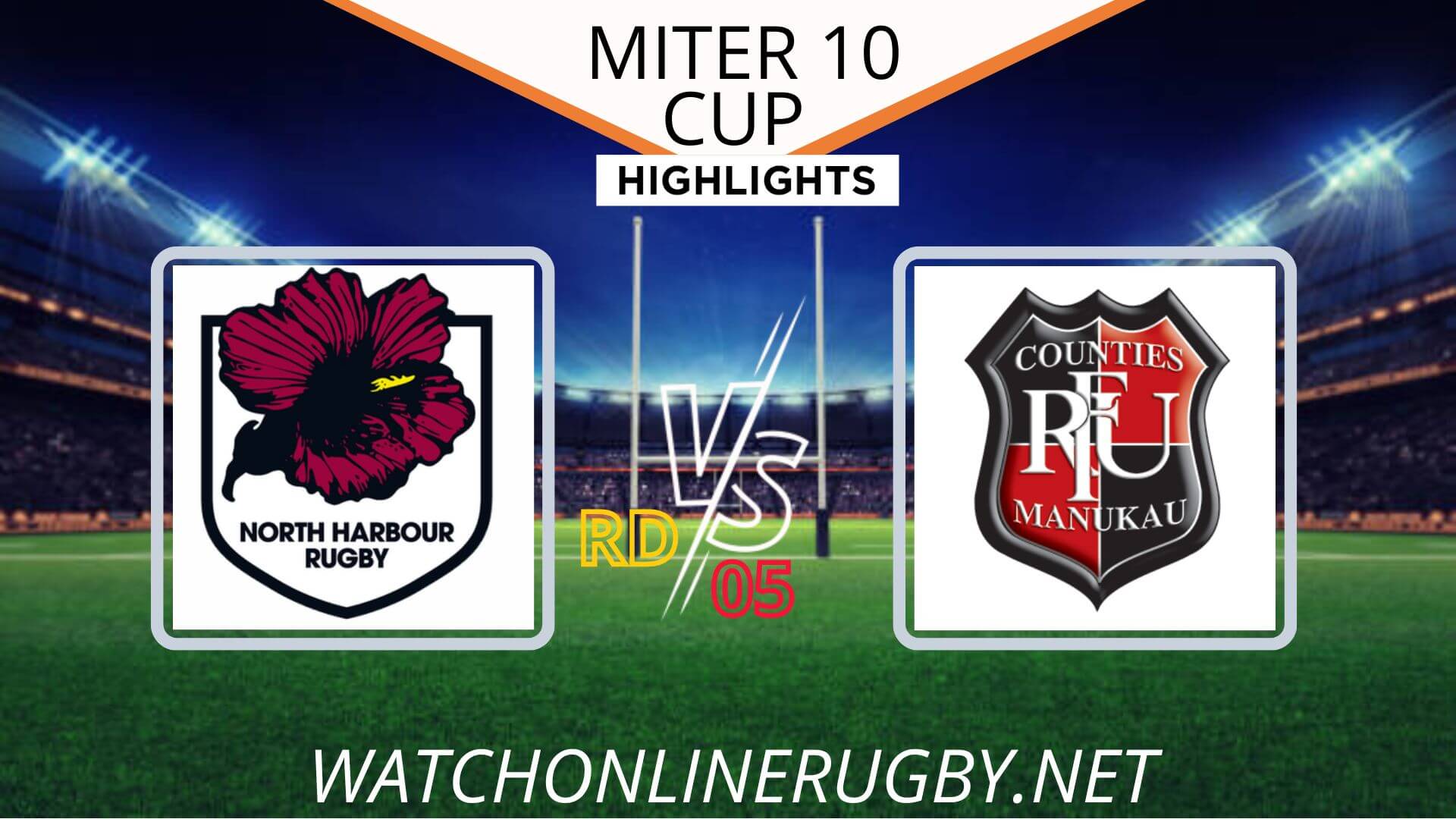 North Harbour Vs Counties Manukau Mitre 10 Cup 2022 RD 5