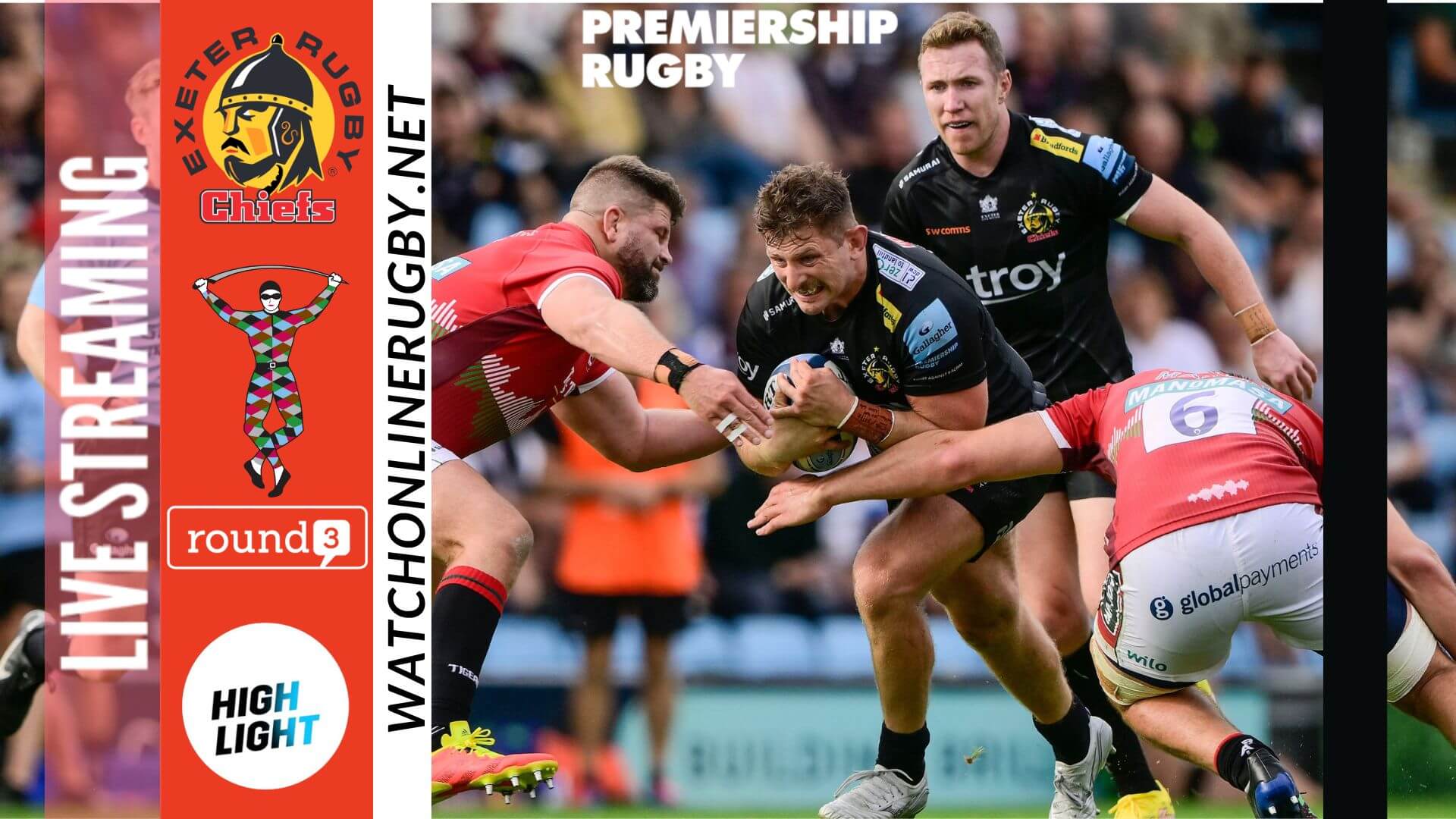 Exeter Chiefs Vs Harlequins Premiership Rugby 2022 RD 3