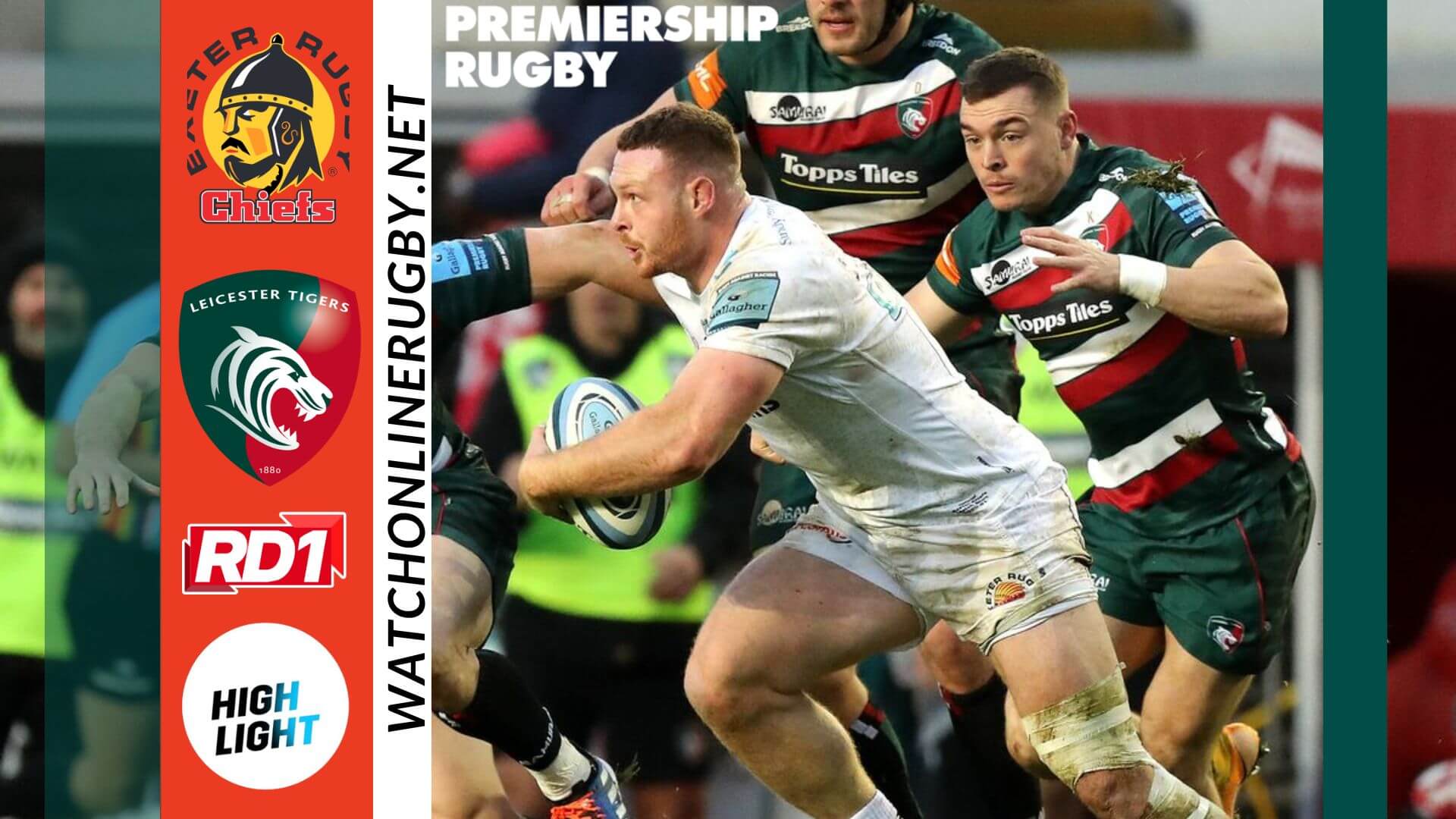 Exeter Chiefs Vs Leicester Tigers Premiership Rugby 2022 RD 1