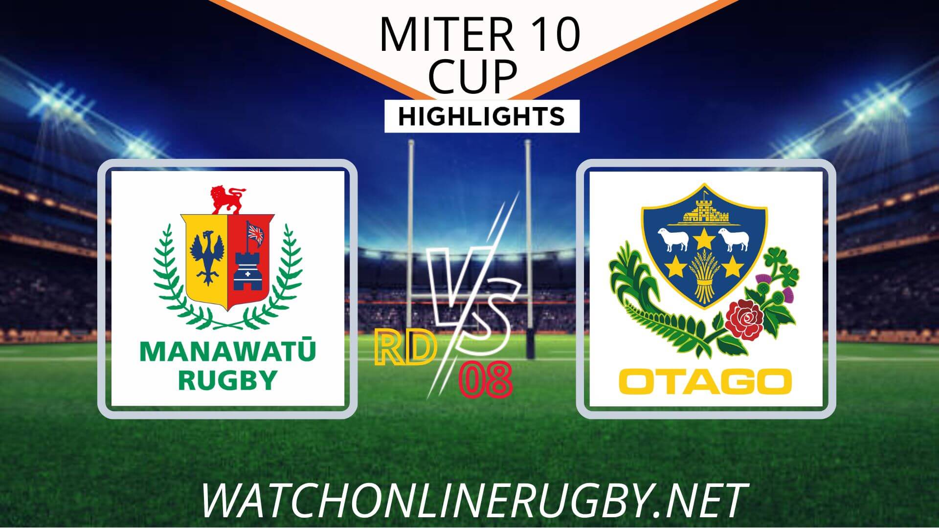 Manawatu Vs Otago Mitre 10 Cup 2022 RD 8