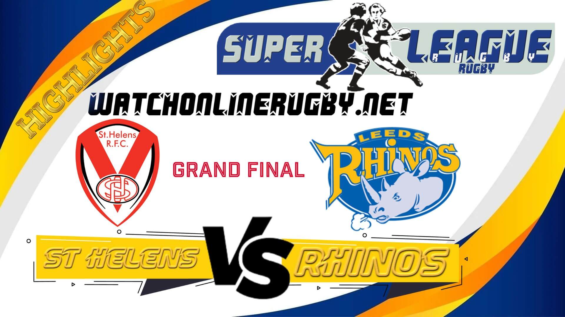 St Helens Vs Leeds Rhinos Super League Rugby 2022 Grand Final