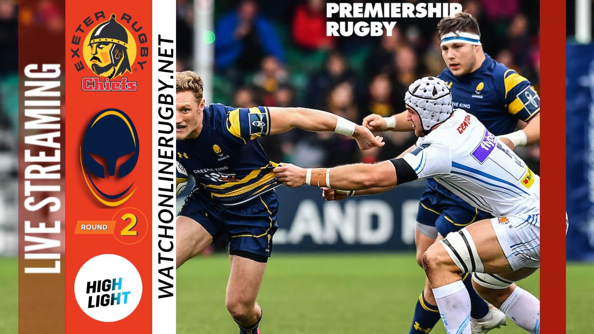 Worcester Warriors Vs Exeter Chiefs Premiership Rugby 2022 RD 2