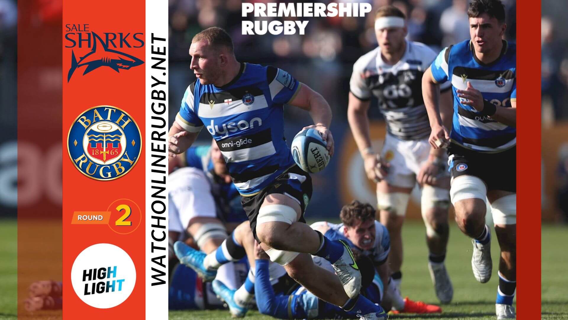 Bath Rugby Vs Sale Sharks Premiership Rugby 2022 RD 2